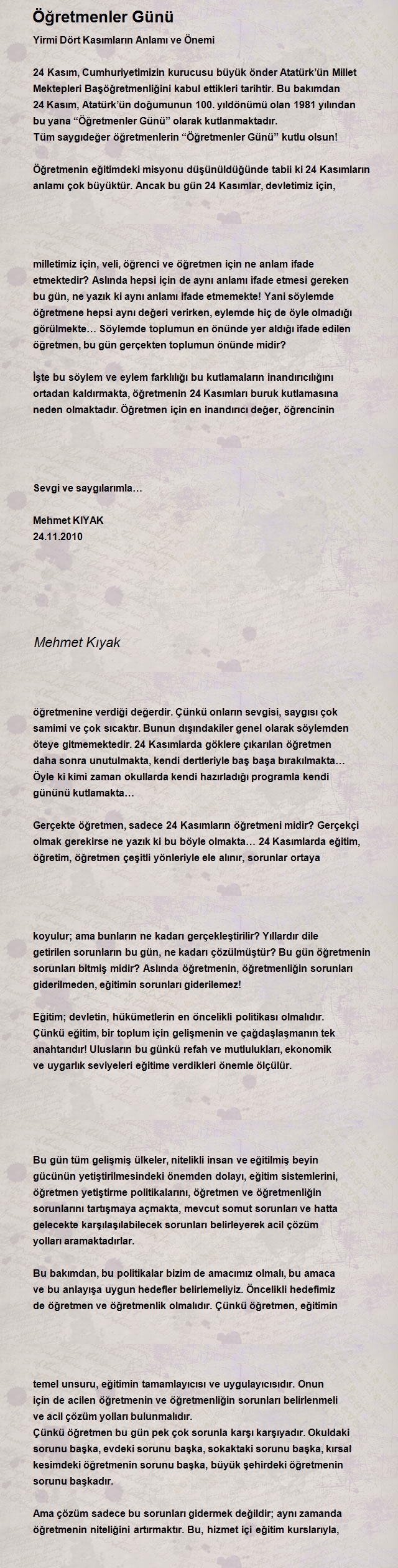 Mehmet Kıyak