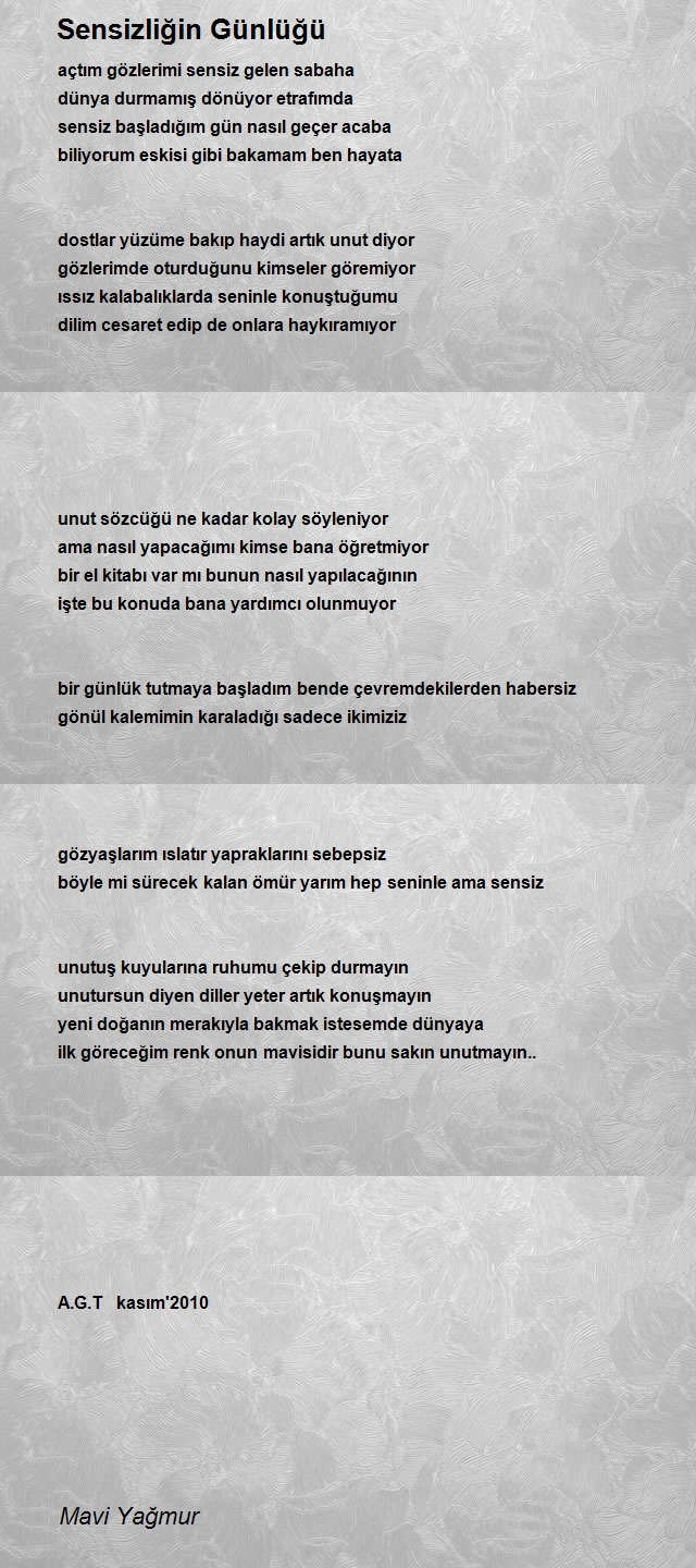 Mavi Yağmur