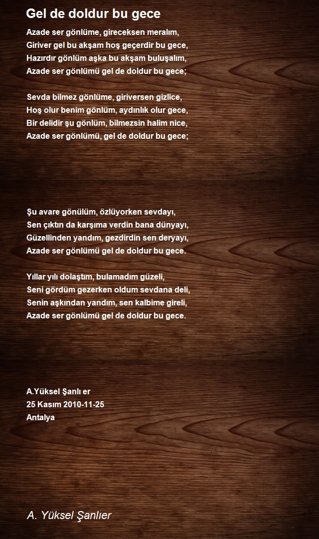 A. Yüksel Şanlıer