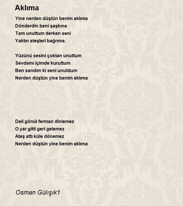 Osman Gülışık1