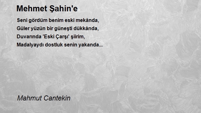 Mahmut Cantekin