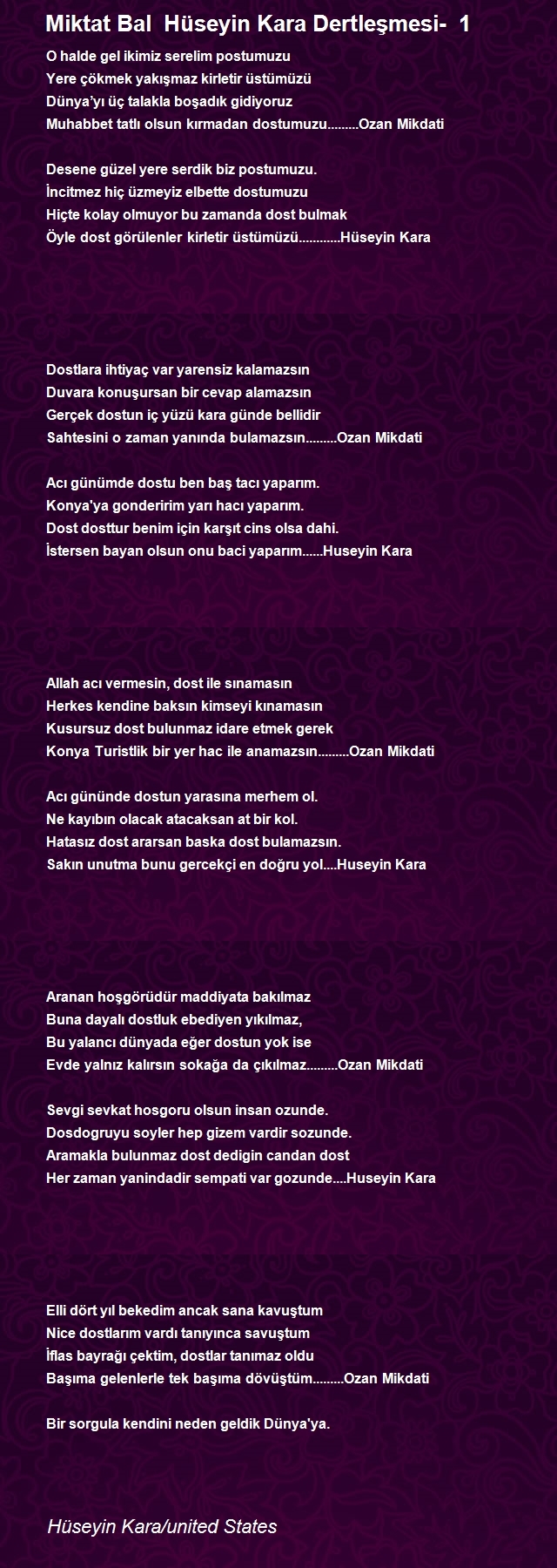Hüseyin Kara/united States