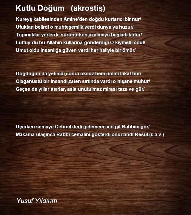 Yusuf Yıldırım