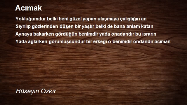 Hüseyin Özkır