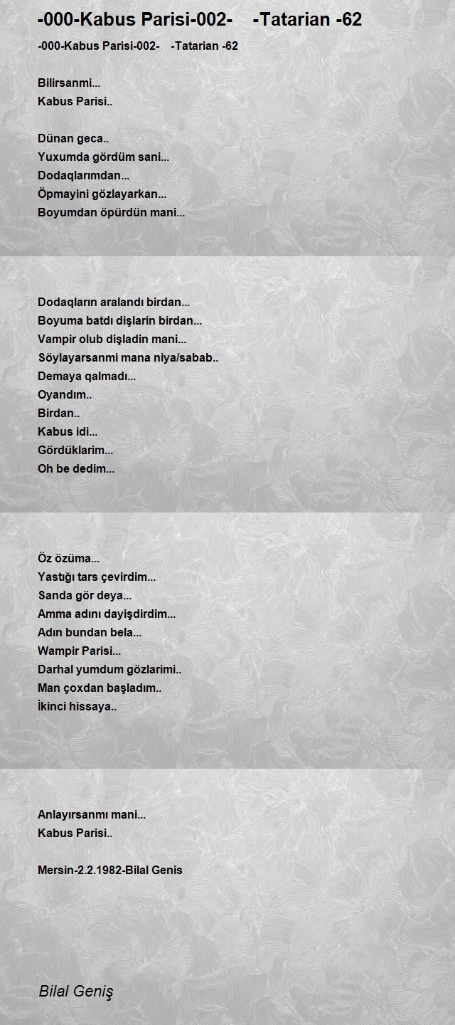Bilal Geniş