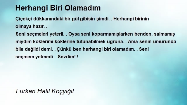 Furkan Halil Koçyiğit