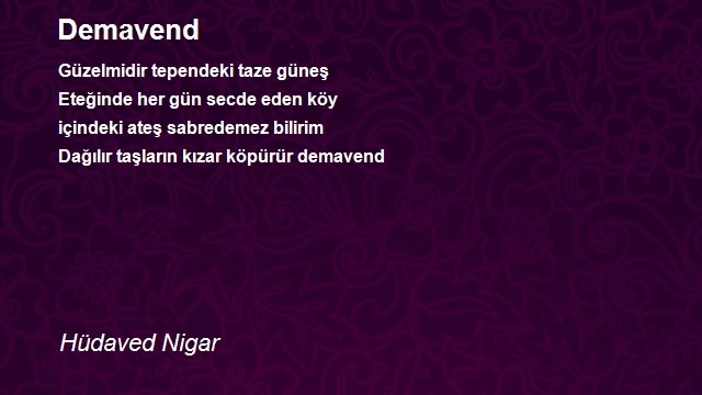 Hüdaved Nigar