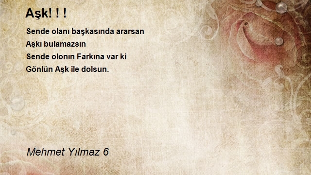 Mehmet Yılmaz 6