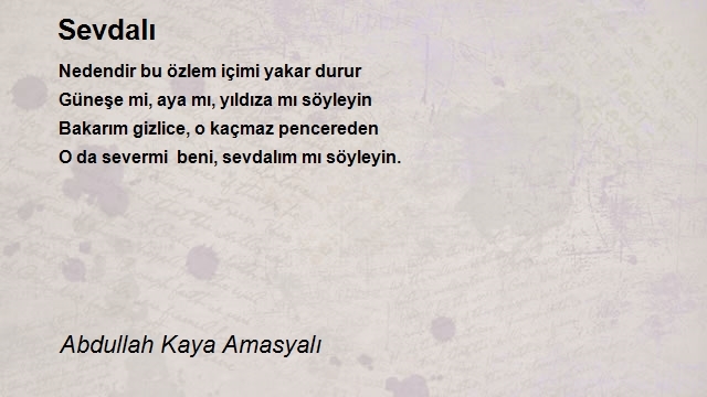Abdullah Kaya Amasyalı