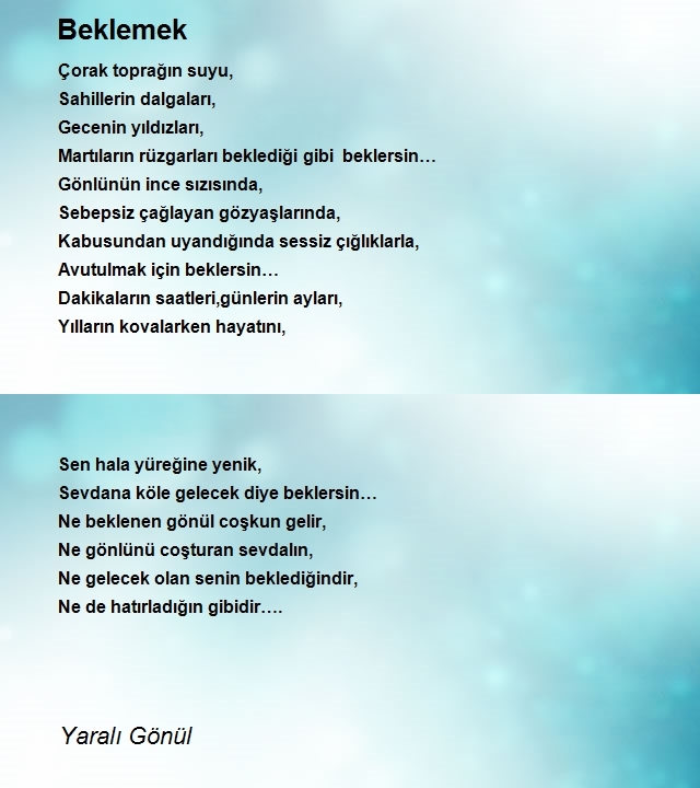 Yaralı Gönül