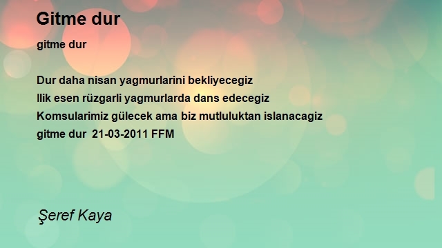 Şeref Kaya