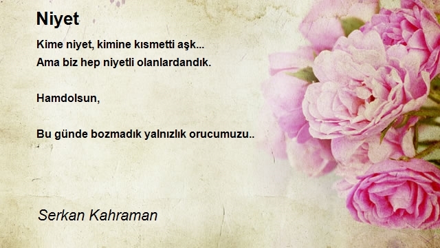 Serkan Kahraman
