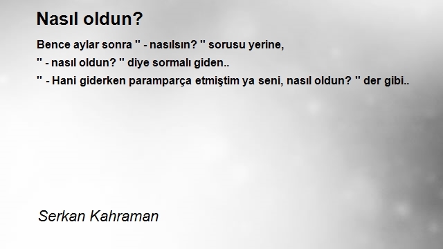 Serkan Kahraman