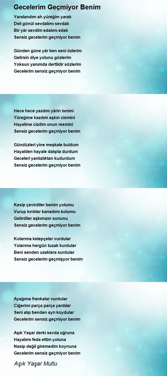 Aşık Yaşar Mutlu