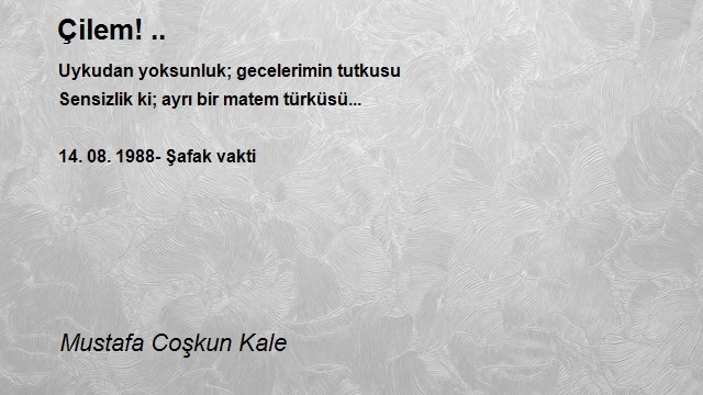 Mustafa Coşkun Kale