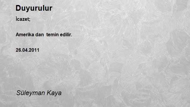 Süleyman Kaya