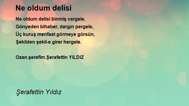 Şerafettin Yıldız