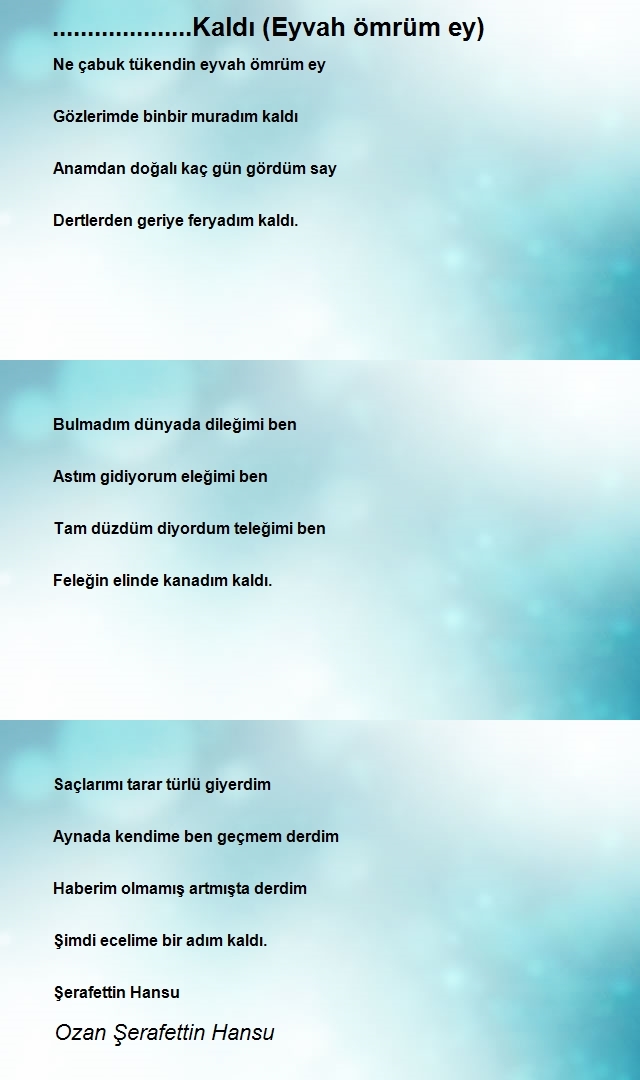 Ozan Şerafettin Hansu