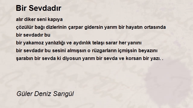Güler Deniz Sarıgül