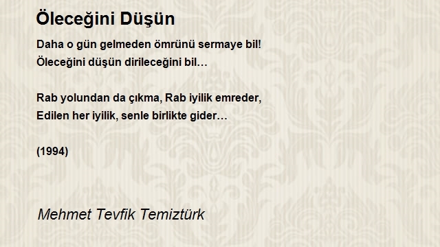 Mehmet Tevfik Temiztürk