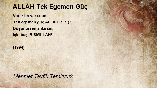 Mehmet Tevfik Temiztürk