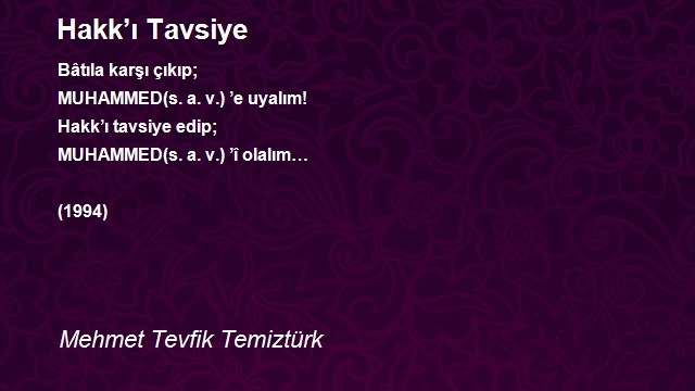 Mehmet Tevfik Temiztürk