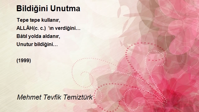 Mehmet Tevfik Temiztürk