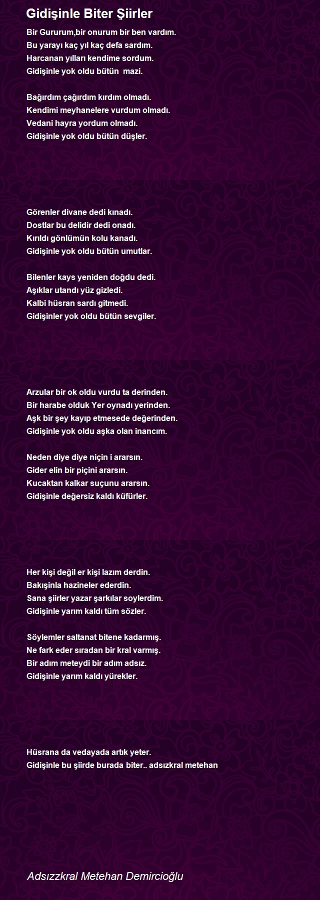 Adsızzkral Metehan Demircioğlu
