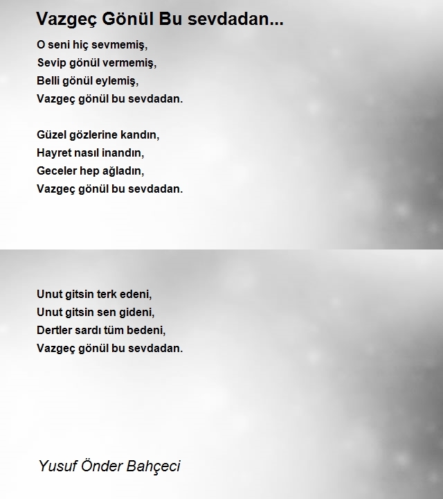 Yusuf Önder Bahçeci