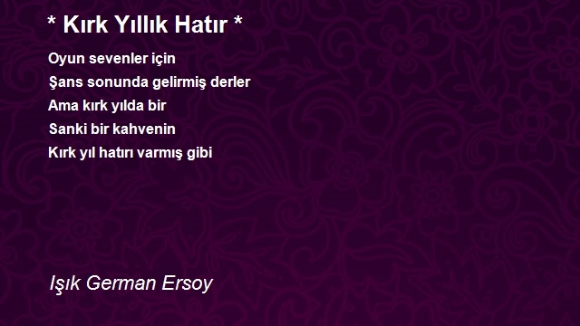 Işık German Ersoy