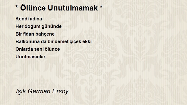 Işık German Ersoy