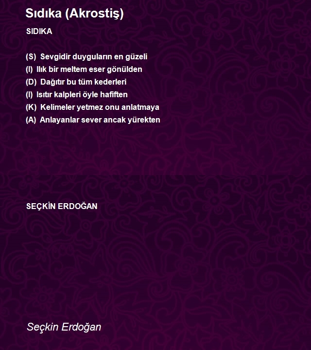 Seçkin Erdoğan