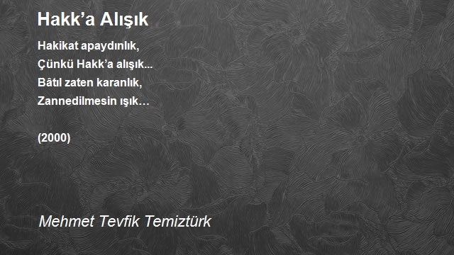 Mehmet Tevfik Temiztürk