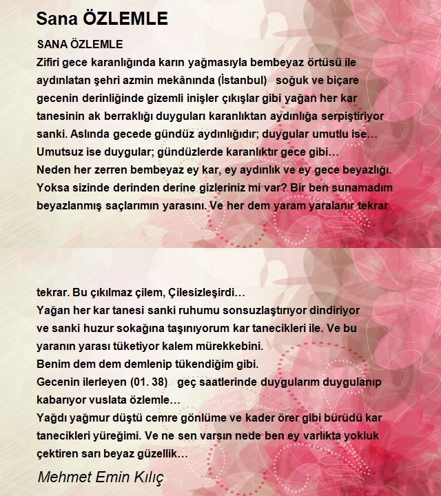 Mehmet Emin Kılıç
