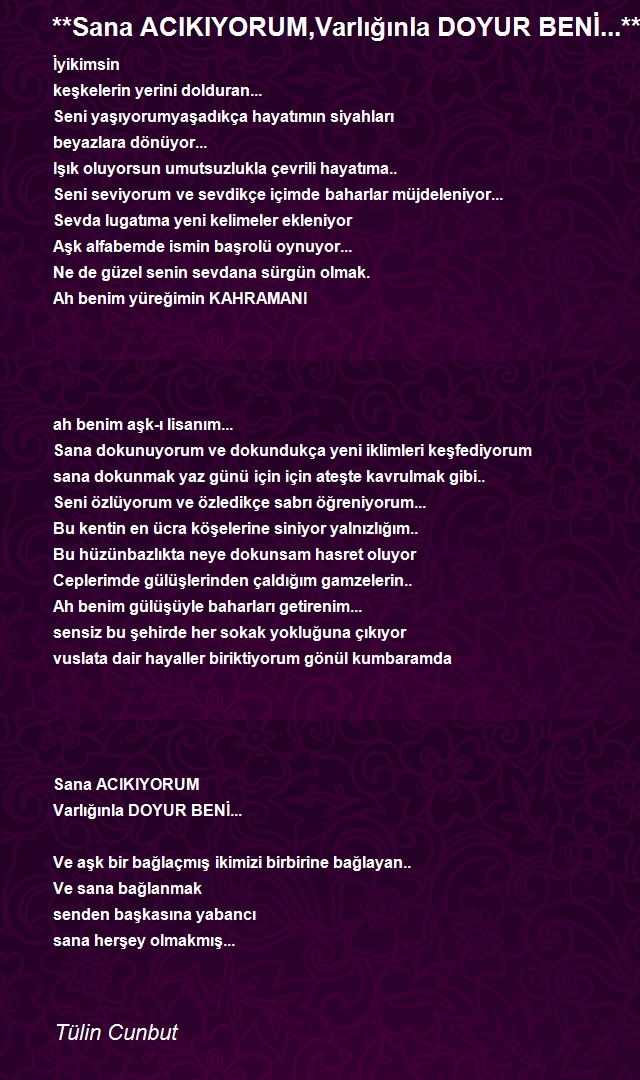 Tülin Cunbut