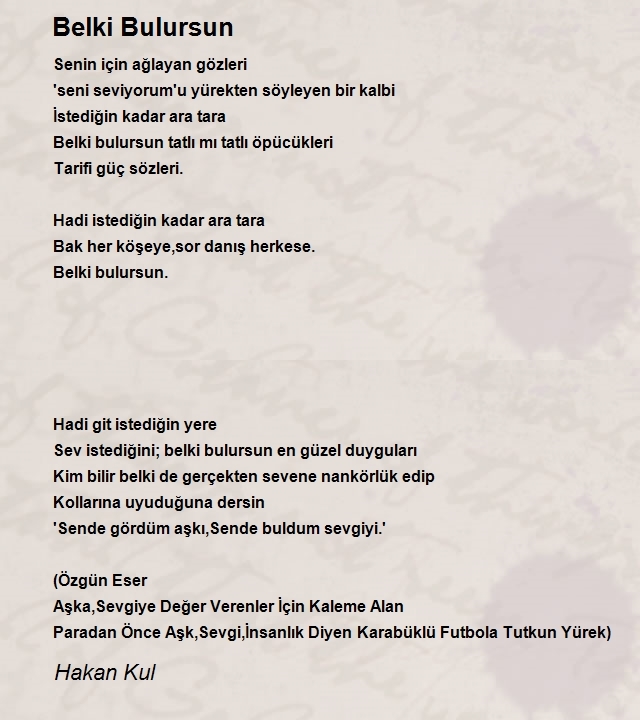 Hakan Kul