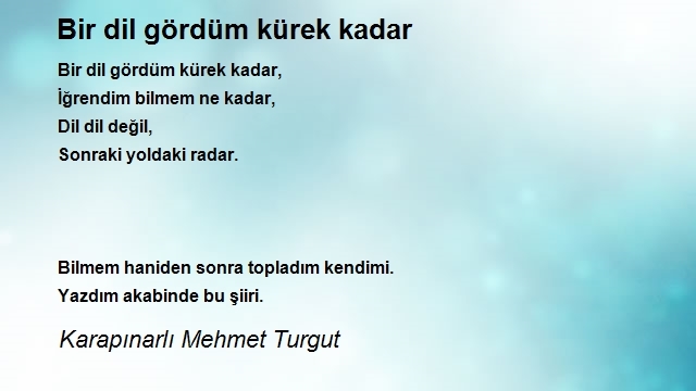 Karapınarlı Mehmet Turgut