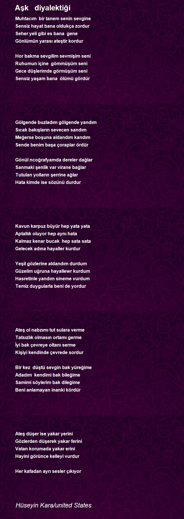Hüseyin Kara/united States