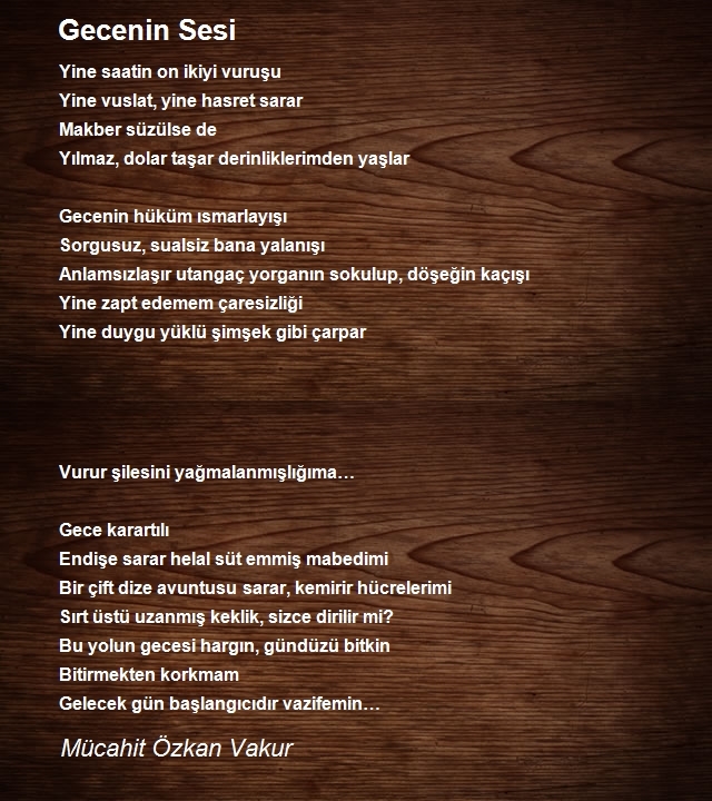 Mücahit Özkan Vakur