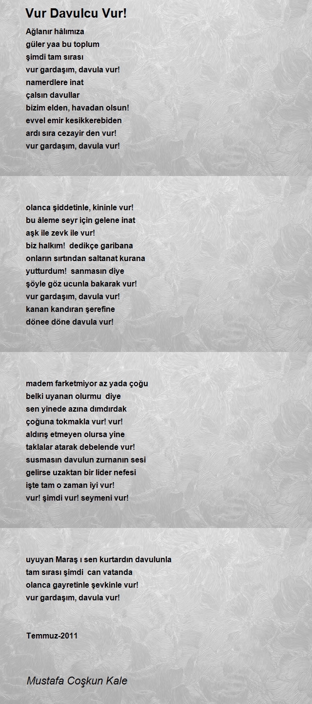 Mustafa Coşkun Kale