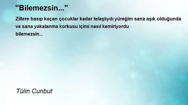 Tülin Cunbut