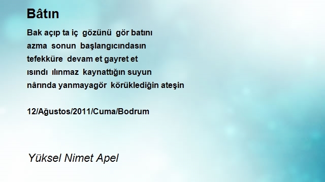 Yüksel Nimet Apel