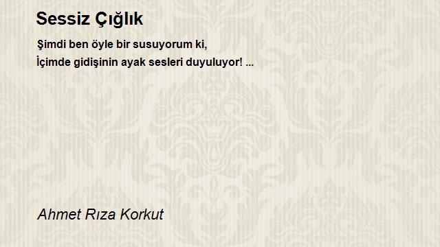 Ahmet Rıza Korkut