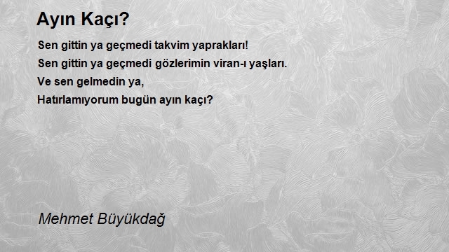 Mehmet Büyükdağ
