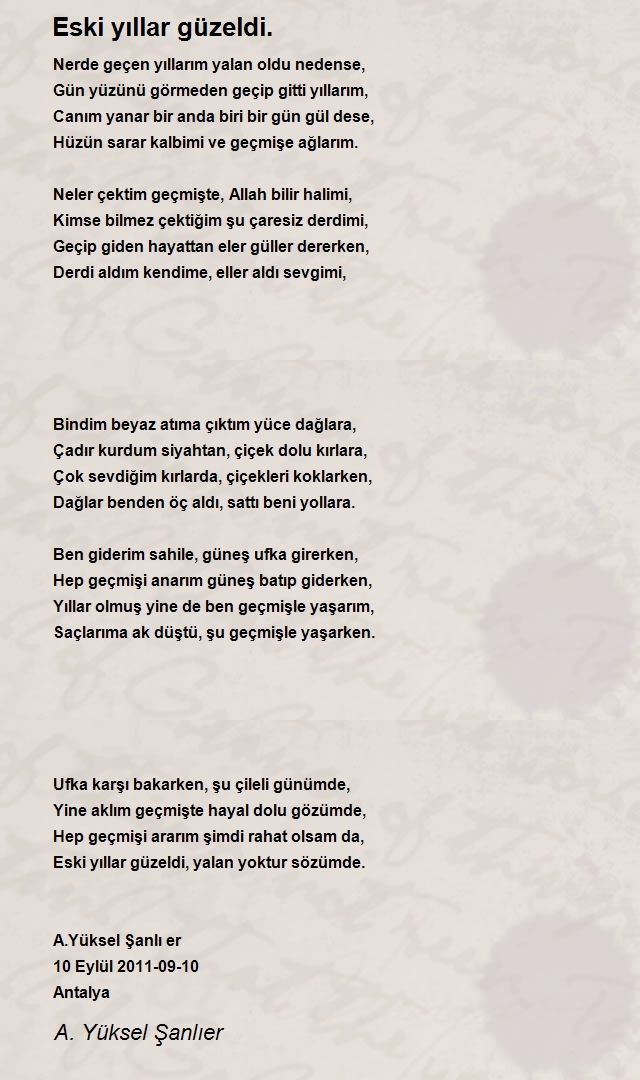 A. Yüksel Şanlıer