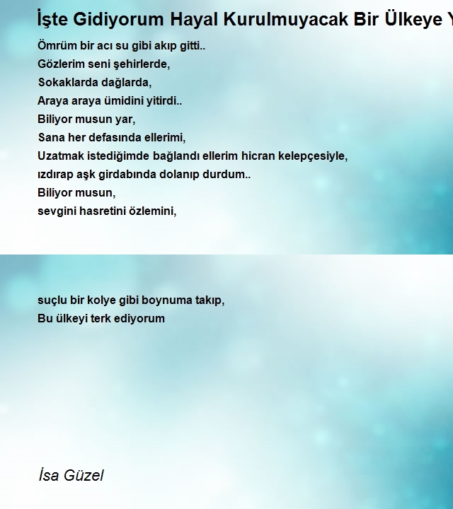 İsa Güzel
