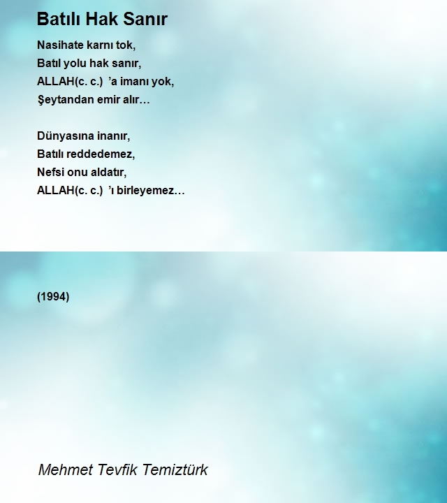 Mehmet Tevfik Temiztürk