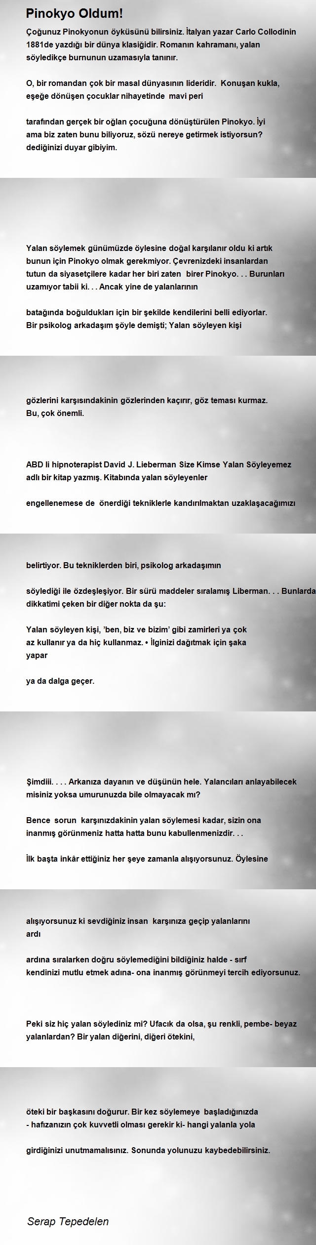 Serap Tepedelen