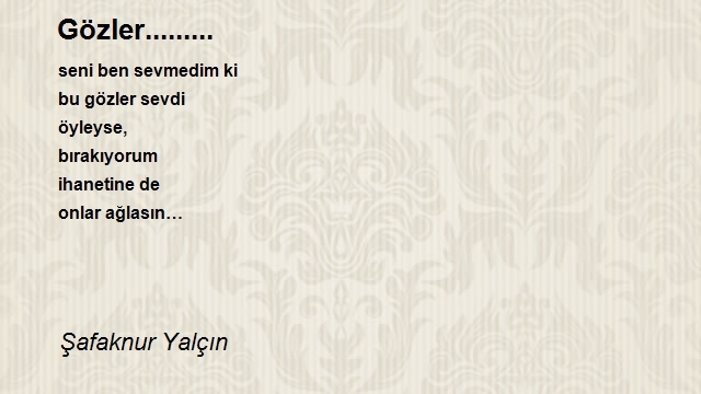 Şafaknur Yalçın
