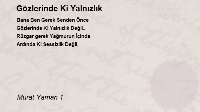 Murat Yaman 1